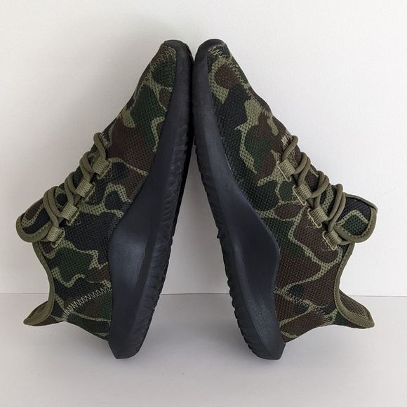 Adidas Tubular Shadow Green Camo Slip-On Athletic Sneakers Women's 7 - Picture 5 of 9